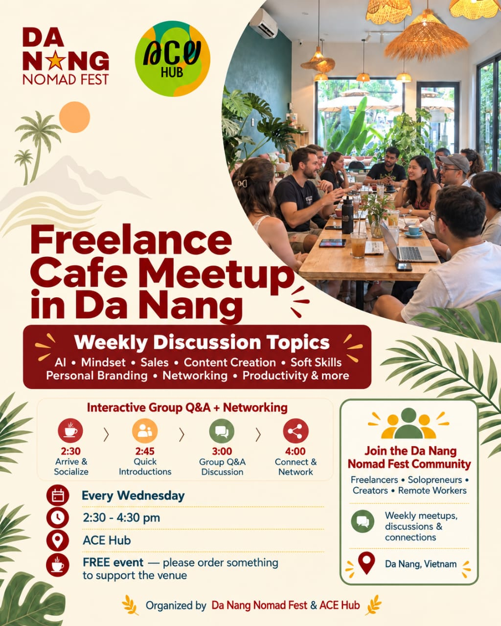 Freelance Cafe Meetup in Da Nang